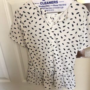 Ann Taylor peplum top